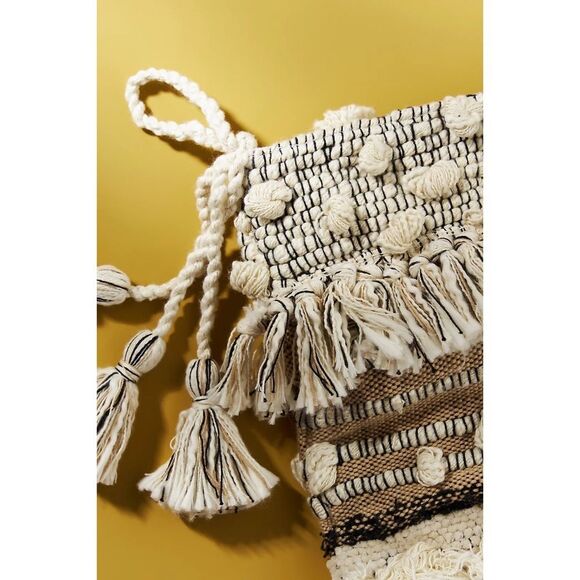 Anthropologie x All Roads Design Textured Christmas Stocking $128 - Picture 2 of 5